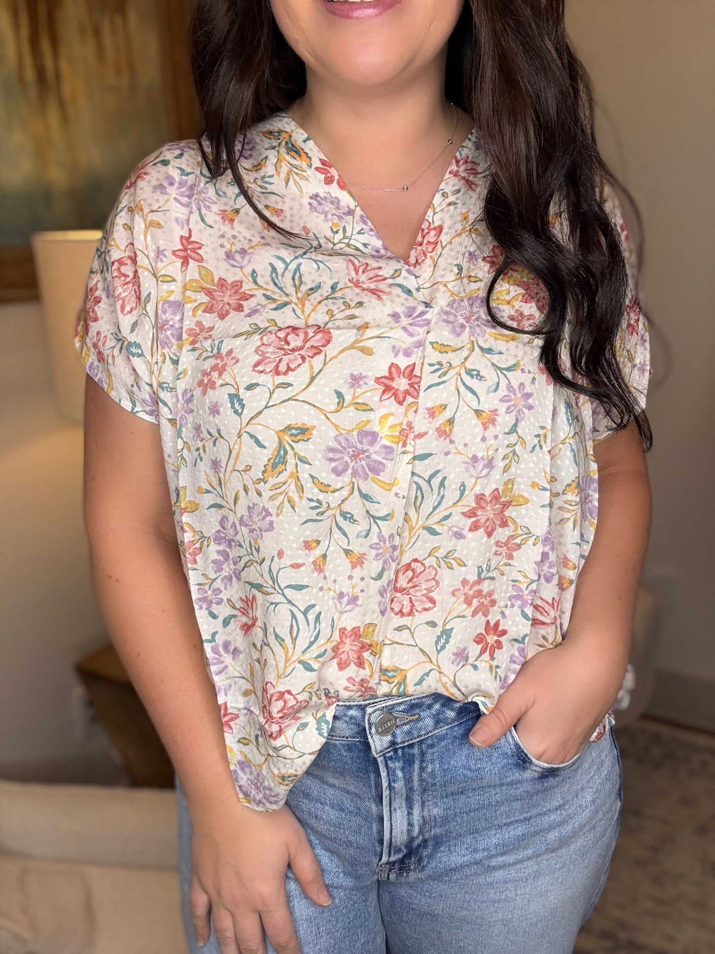 The Floral Print Top