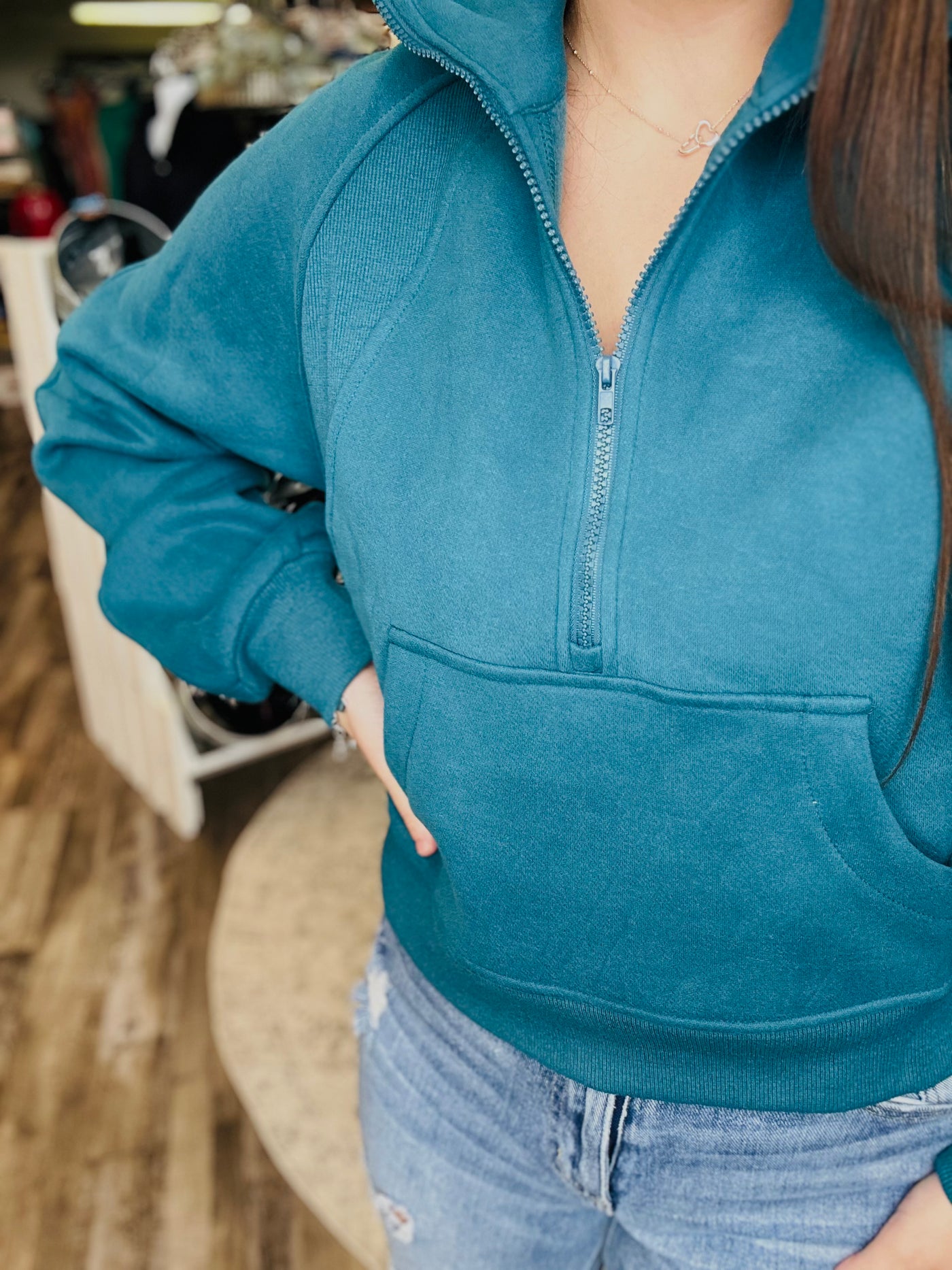 The Dove Pullover - Teal