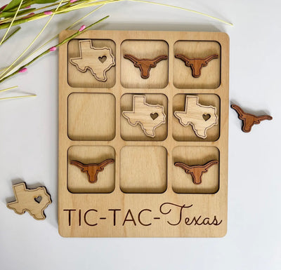 Tic-Tac-Texas (State + Longhorn)