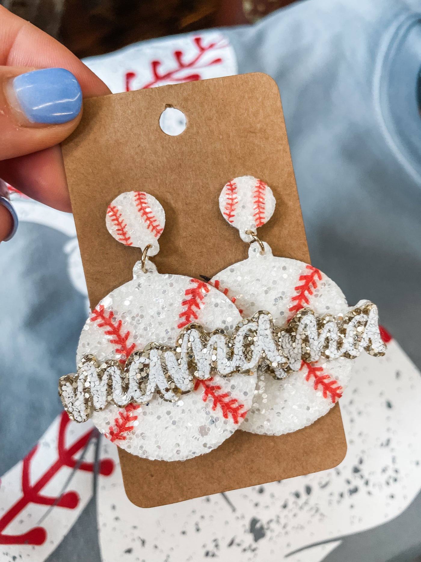 Baseball/Softball Mama Earrings