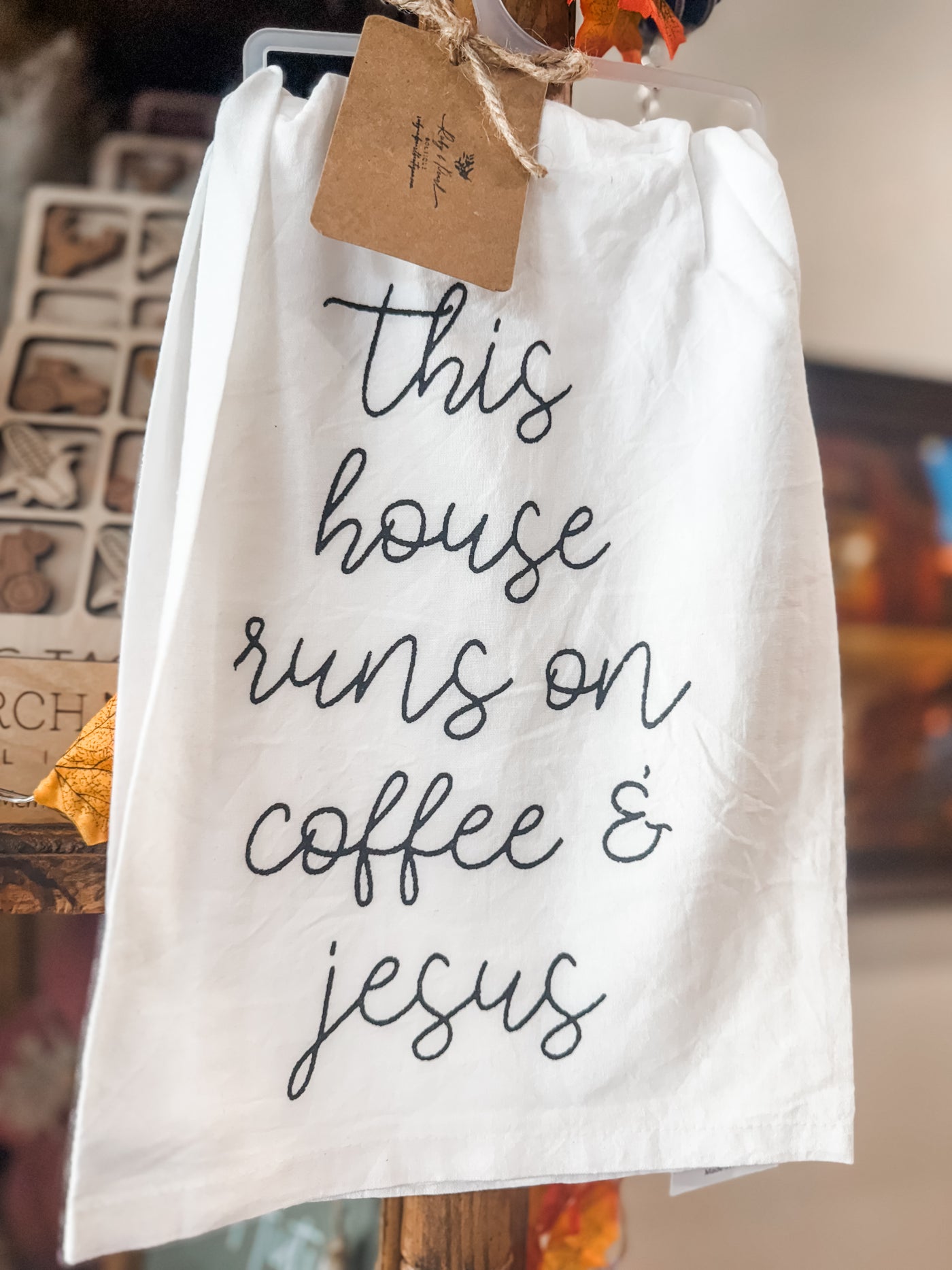 Coffee & Jesus Dish Towel