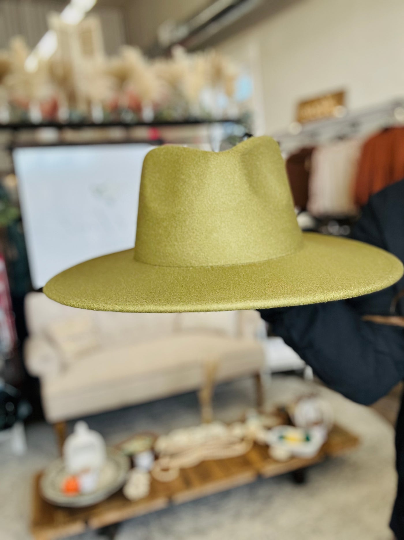 The Wild West Felt Hats-Olive