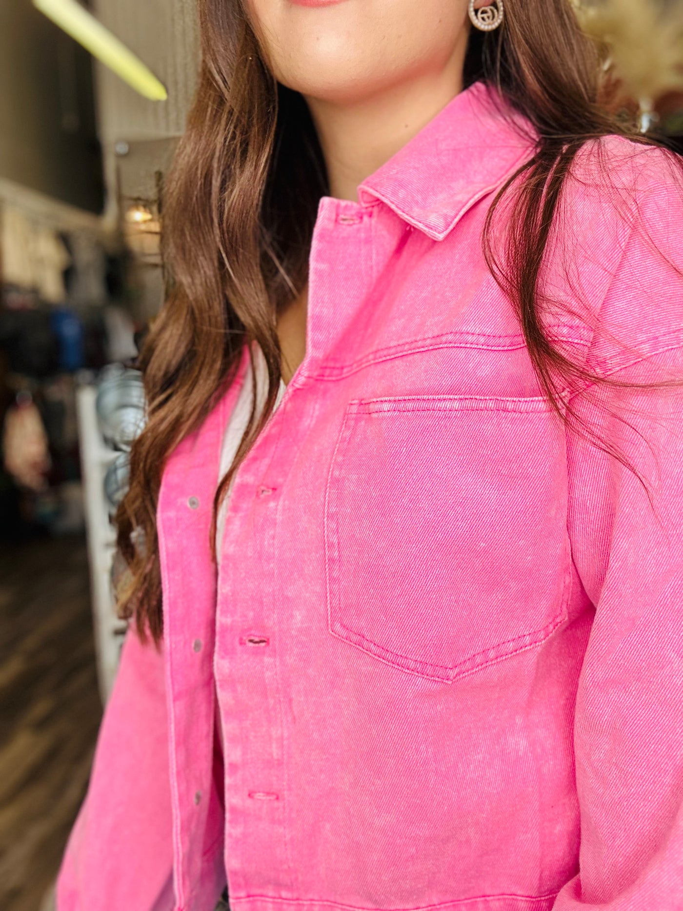 Endless Pink Denim Jacket