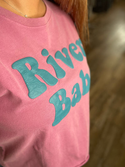 RIVER BABE PUFF PRINT (Pink)