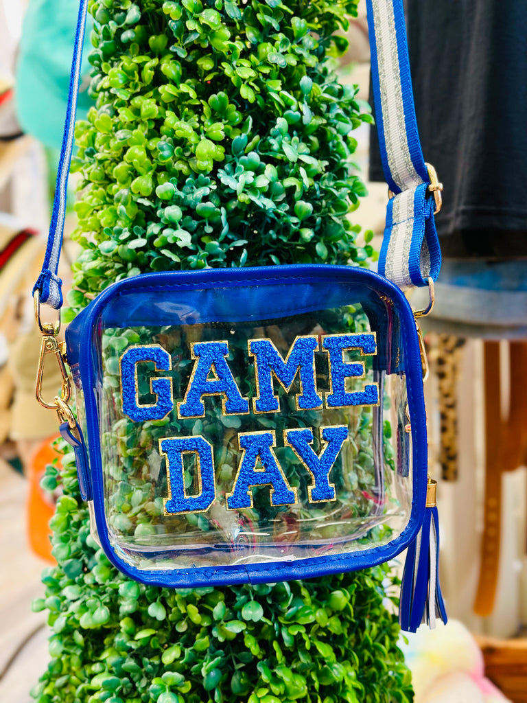 Gameday Bag in Clear & Pearl