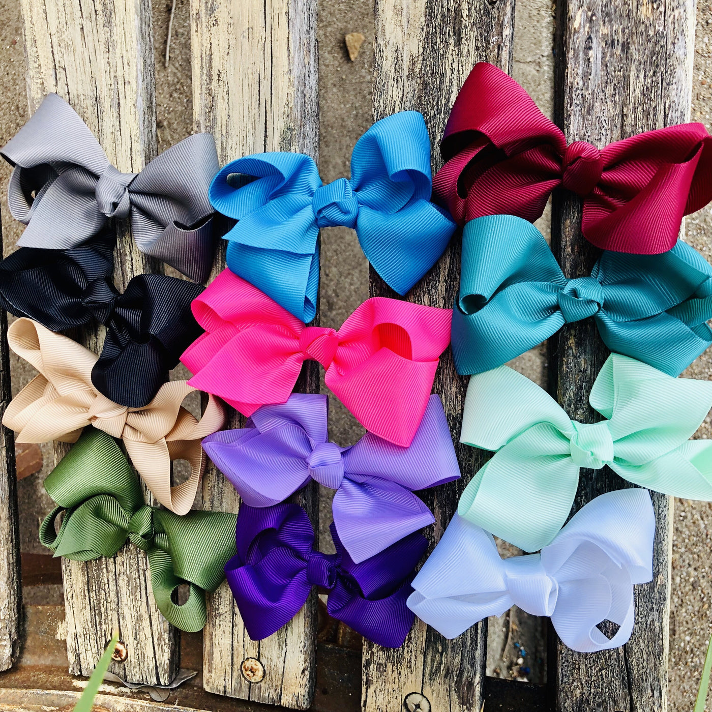 4" Bows-Ruby & Pearl Boutique