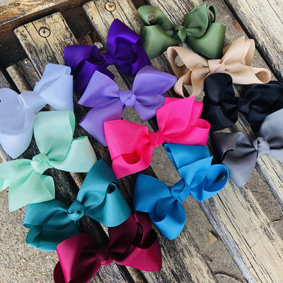 4" Bows-Ruby & Pearl Boutique