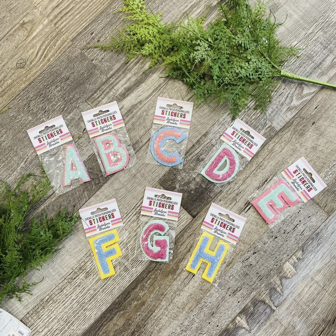 Alphabet Letter Patches-Ruby & Pearl Boutique