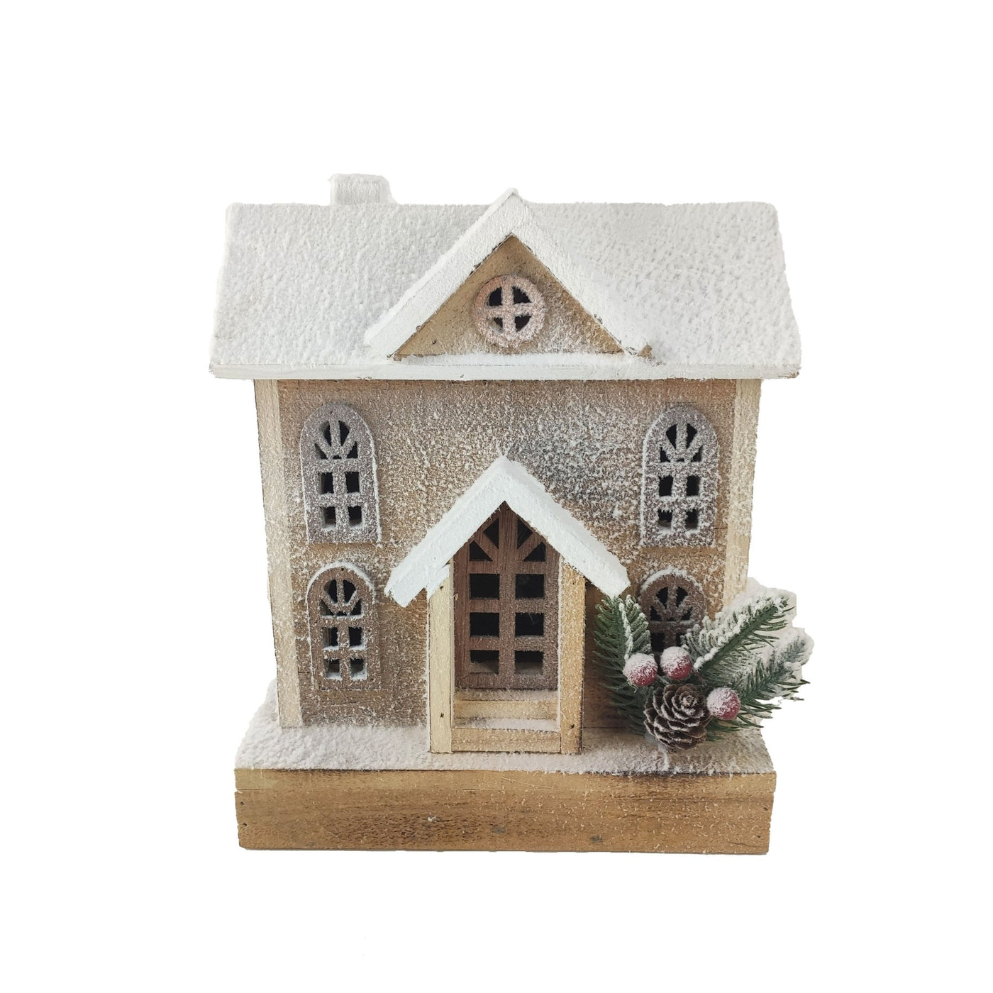 Brown Frosty Two-Story House-Ruby & Pearl Boutique