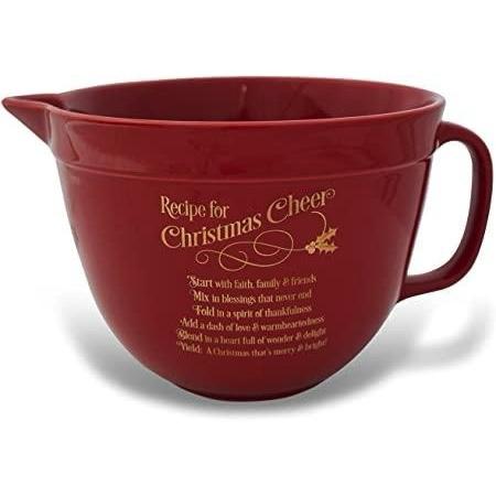 Christmas Cheer Mixing Bowl-Ruby & Pearl Boutique