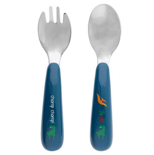 Dino Spoon and Fork Set-Ruby & Pearl Boutique