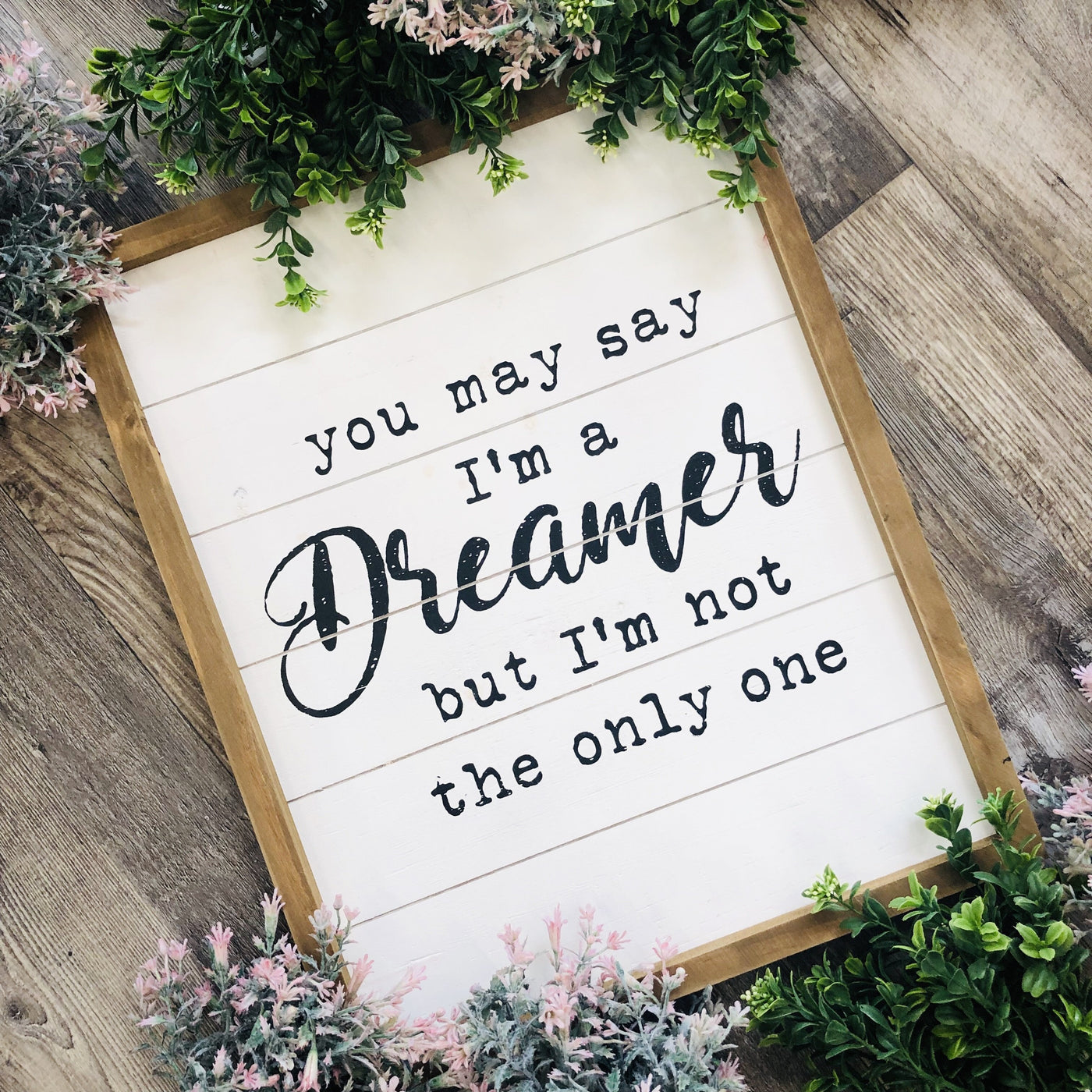 Dreamer Shiplap Sign-Ruby & Pearl Boutique