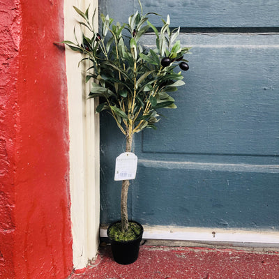 Farmhouse Tall Olive Plant (26")-Ruby & Pearl Boutique