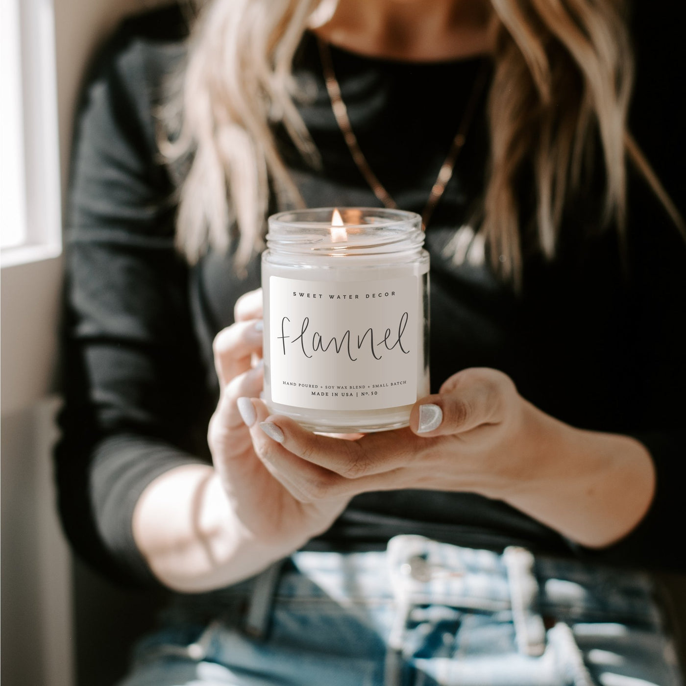 Flannel Soy Candle-Ruby & Pearl Boutique