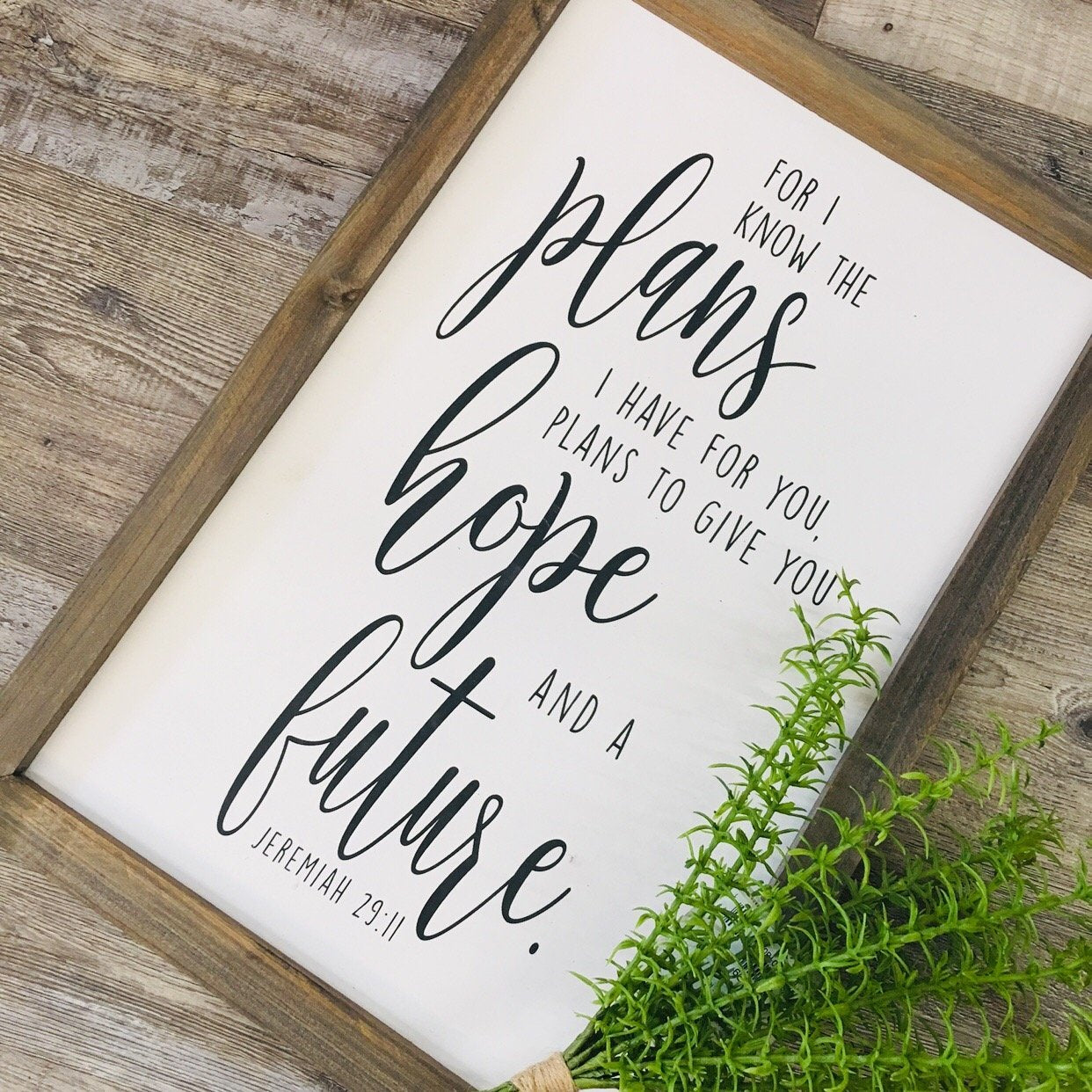 Jeremiah 29:11 Wall Decor-Ruby & Pearl Boutique
