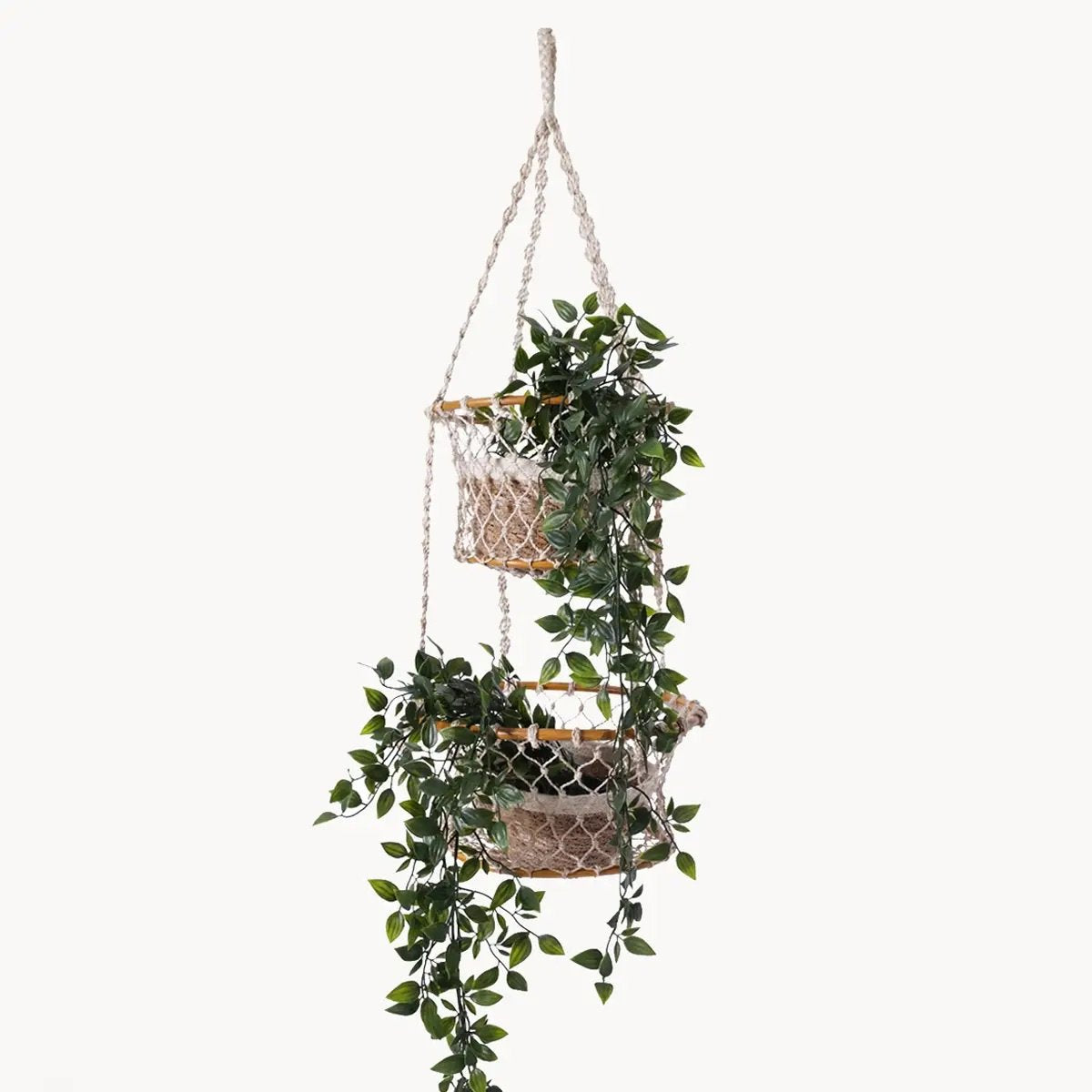 Jhuri Double Hanging Basket-Ruby & Pearl Boutique
