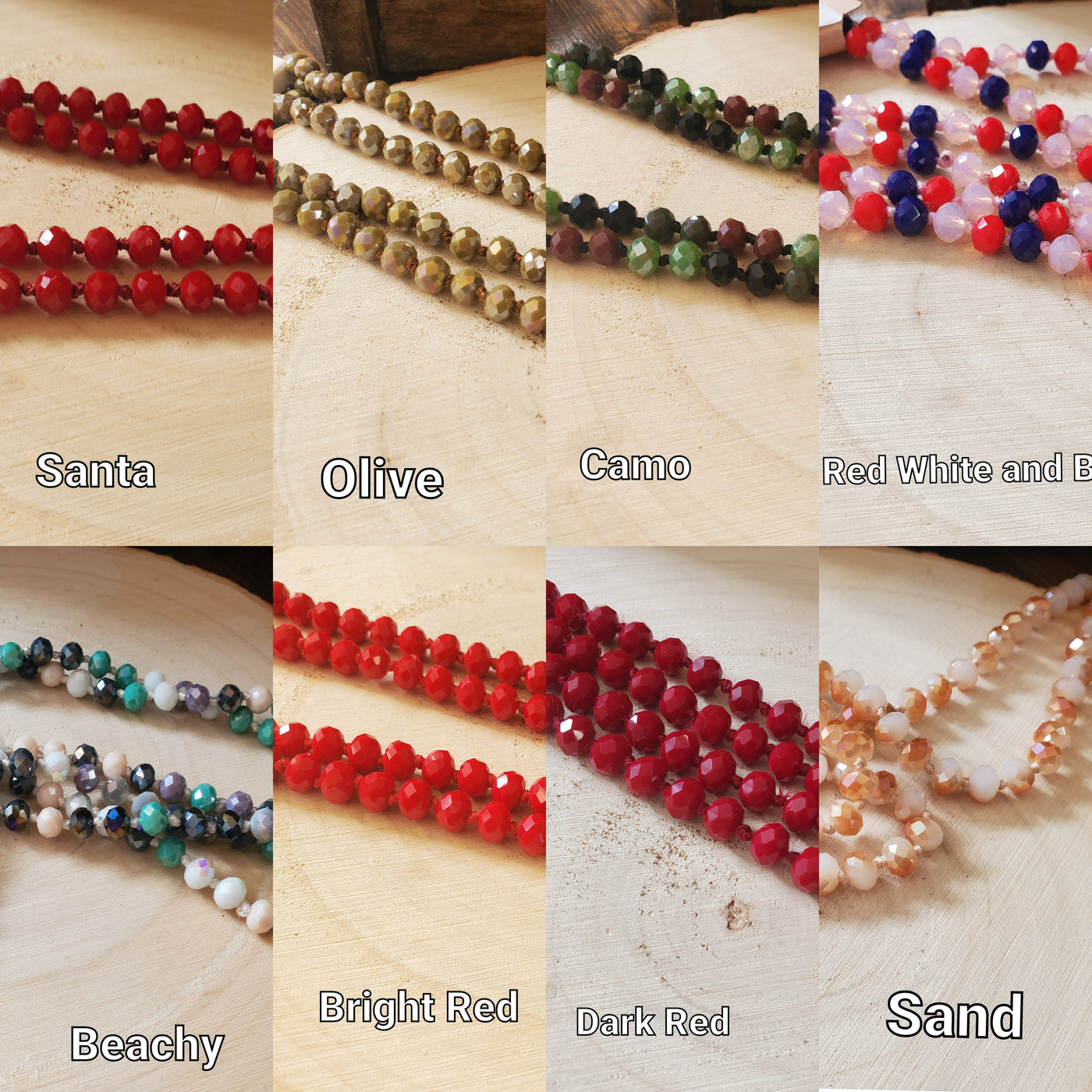 Long Beaded Necklace (Tons of Colors!)-Ruby & Pearl Boutique