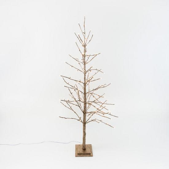 Medium Rose Gold Light Up Glitter Tree-Ruby & Pearl Boutique