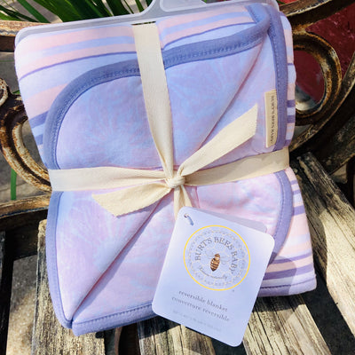 Perfectly Pastel Reversible Baby Blanket-Ruby & Pearl Boutique