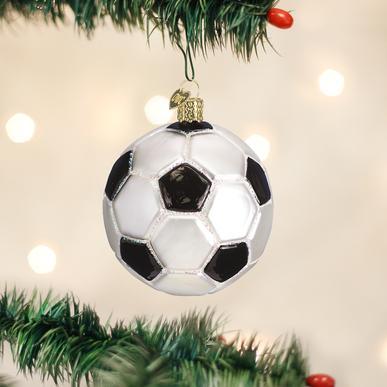 Soccer Ball Ornament-Ruby & Pearl Boutique