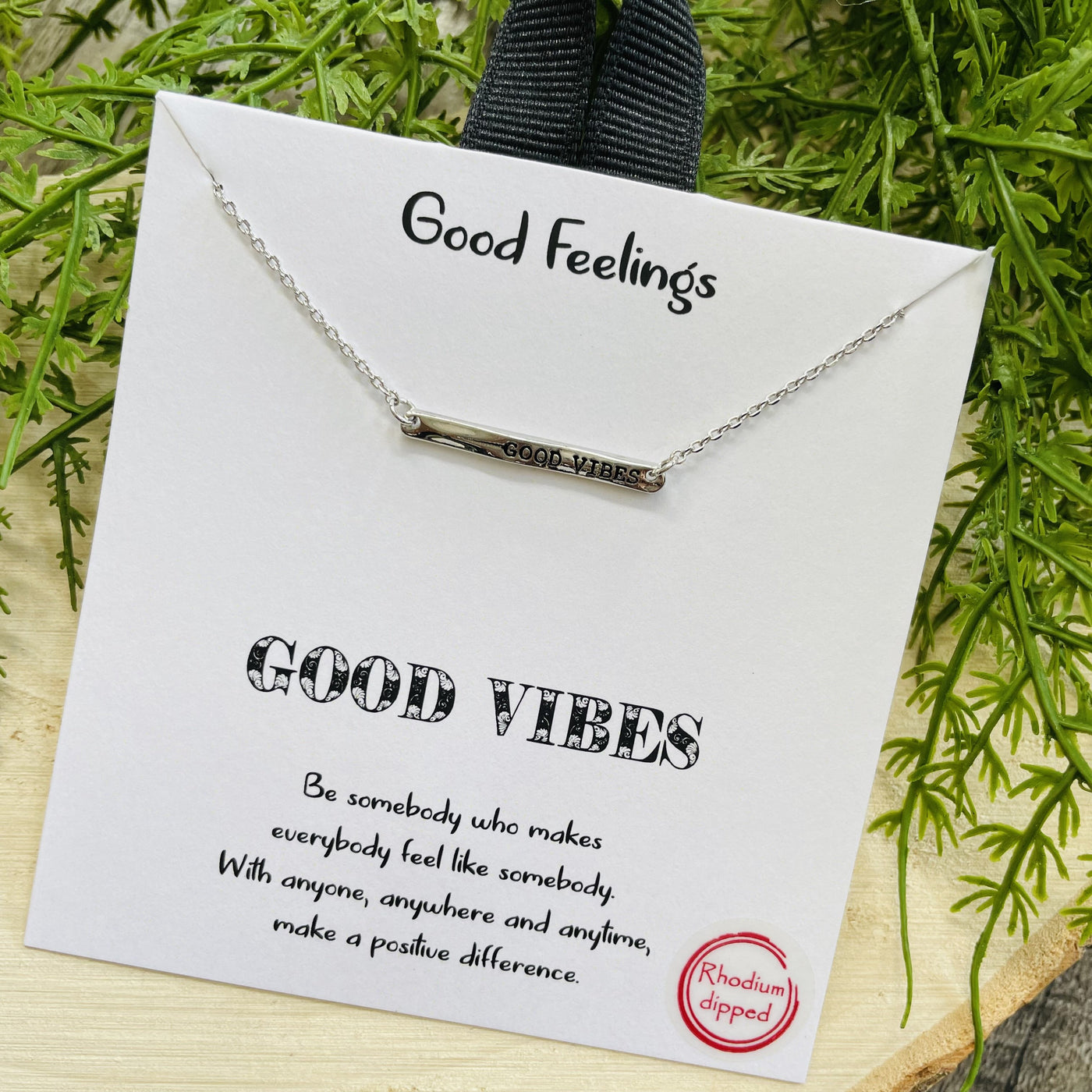 The Good Vibes Necklace-Ruby & Pearl Boutique