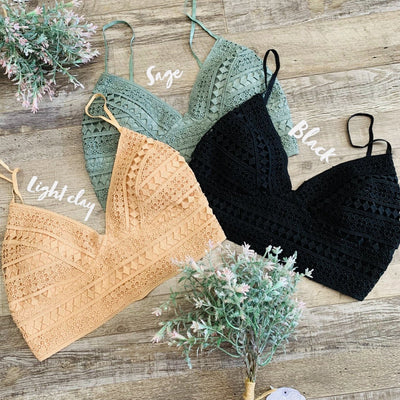 The Tribal Babe Crochet Bralette-Ruby & Pearl Boutique