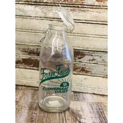 Vintage Inspired Glass Milk Jug-Ruby & Pearl Boutique
