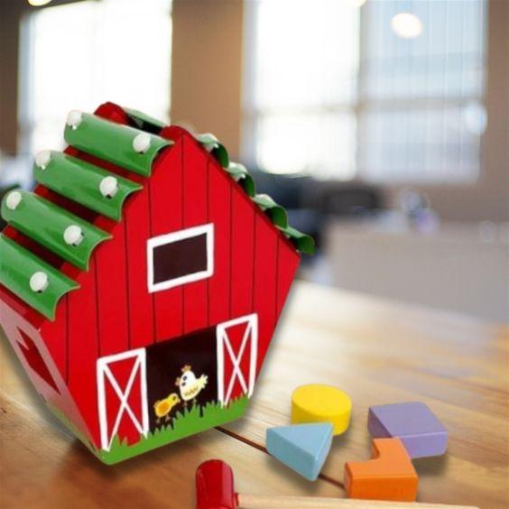 Wooden Farm Xylophone-Ruby & Pearl Boutique