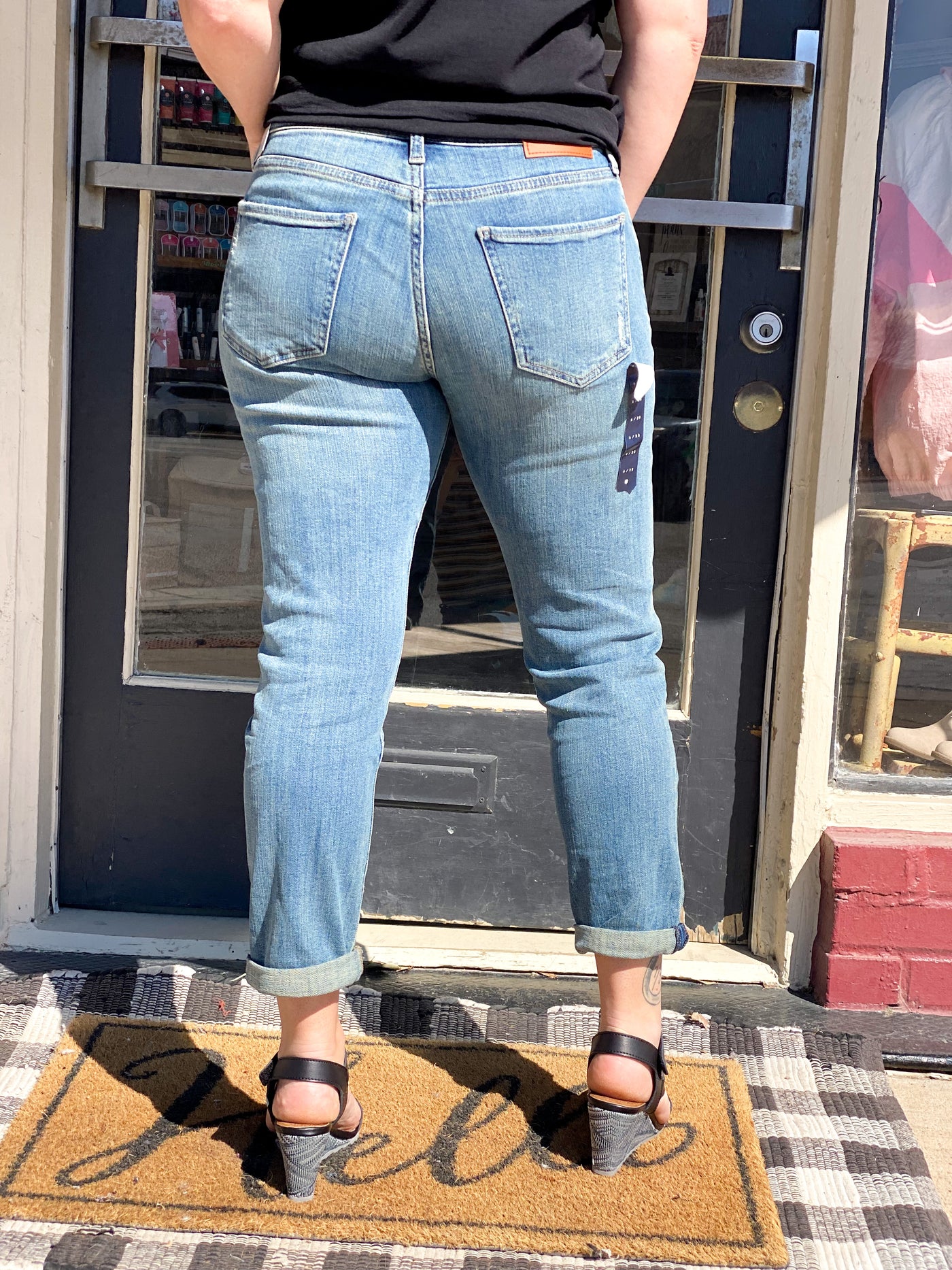 The Lucky Brand Sienna Slims Boyfriend Jeans